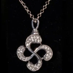Relicario Joya Plata Cruz Lauburu SW