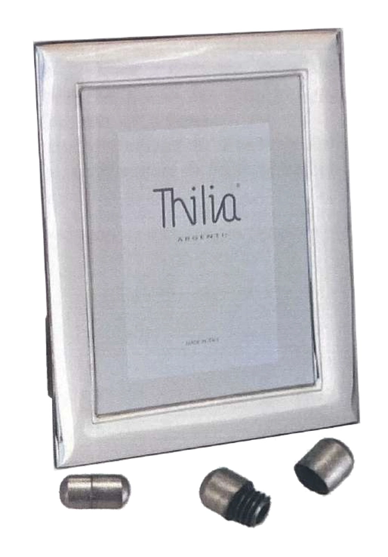 Portaretrato con relicario con en plata Thilia