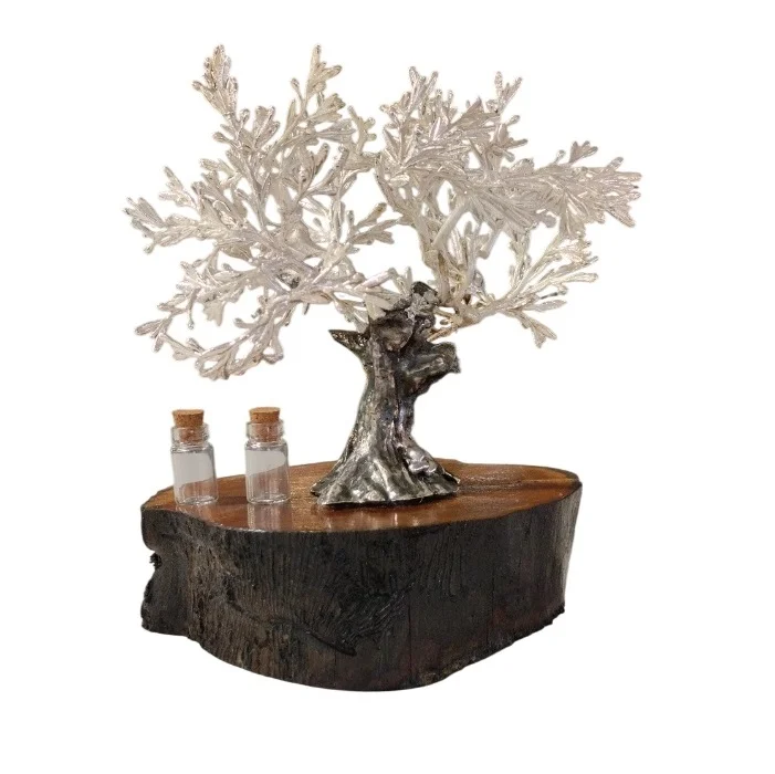 Relicario árbol plata 12x9